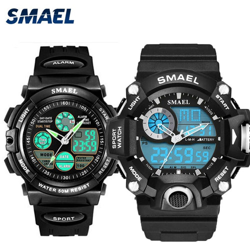 SMAEL Father and Son Watch Suit waterproof LED digital men's watches for sport fashion set 0508 1385 relógio masculino watch men