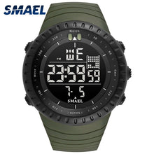 Load image into Gallery viewer, New Hot SMAEL Brand Sport Watch Men Fashion Casual  Electronics Wristwatches Multifunction Clock 50 Meters Waterproof Hours 1237