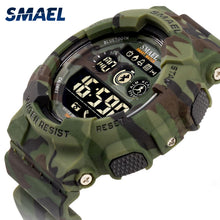 Load image into Gallery viewer, Military Digital Men Watches SMAEL New fashion Watch digital LED Clock 50M Waterproof Army Watches Sport 8013 CamoWatch for male