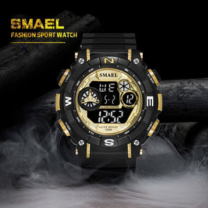 Digital Wristwatches Sports Waterproof SMAEL Watch S Shock Montre Mens Military Watches Top Brand 1317 Men Watches Digital LED