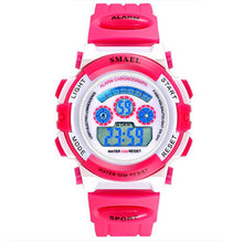 Load image into Gallery viewer, Girls Outdoor SMAEL LCD Digital Watches Children 50M Waterproof Wristwatches Shock Resistant Free Gift Box for Watches Girls0704