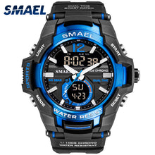 Load image into Gallery viewer, 2019 Men Watches SMAEL Sport Watch Waterproof 50M Wristwatch Relogio Masculino Militar 1805 Men&#39;s Clock Digital Military Army