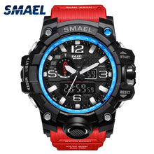 Load image into Gallery viewer, SMAEL Luxury Brand Mens Sports Watches LED Digital Clock Fashion Casual Watch Digital 1545 relogio militar Clock Men Sport Watch