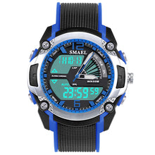 Load image into Gallery viewer, Kids Digital Watch Waterproof 50m LED Quartz Dual Time Wirstwatch Digital Wach 1343 Shock Watches Children Clock Boy Sport Watch