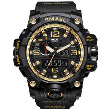 Load image into Gallery viewer, SMAEL Sport Watch Men Waterproof S Shock Dual Time Wristwatch mens watches top brand luxury 1545 Watch LED Men&#39;s Wristwatches