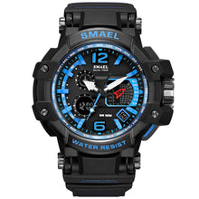 Load image into Gallery viewer, Cool Blue Sport Watches Big Dial LED Digital Watch Shock Resistant 30M Waterproof relogios masculino montre homme Men GiftWS1509