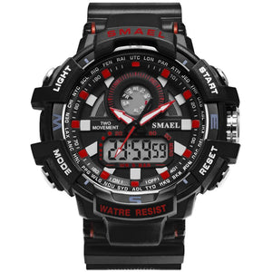 Big Men Watch Sport  S Shock Resitant Sport Watches saat Digital Clock NEW Military Watch Waterproof 50M 1557A Men Military Army