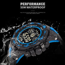 Load image into Gallery viewer, SMAEL Digital men Watches Sport 50M Waterproof watches Man Fashion Multifunction hour Relojes Hombre 8012 LED Auto date gift box