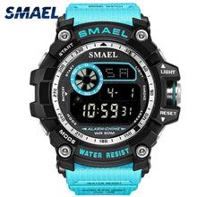 Load image into Gallery viewer, SMAEL Digital Watches Men Big Dial Sport Watch Running 50M Waterproof LED Clock Digital Watch Light 8010 Men Digital Watch Sport