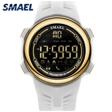 Load image into Gallery viewer, SMAEL Digital men Wrist watches Waterproof Cool Man Black White Electronic Watches  Luxury Famous Watch Sport Male 1703 relogio