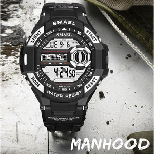 SMAEL Watch Men Digital Top Brand Luxury relogio masculino Big Sport Watches for Men Waterproof 1516B Men Wtaches Sport Military