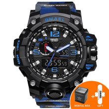 Load image into Gallery viewer, Military Watch Digital SMAEL Brand Watch S Shock Men&#39;s Wristwatch Sport LED Watch Dive 1545B 50m Wateproof Fitness Sport Watches