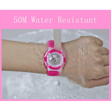 Load image into Gallery viewer, Children Watches for Girls Digital SMAEL LCD Digital Watches Children 50M Waterproof Wristwatches 0704 LED Student Watches Girls