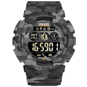 Military Digital Men Watches SMAEL New fashion Watch digital LED Clock 50M Waterproof Army Watches Sport 8013 CamoWatch for male