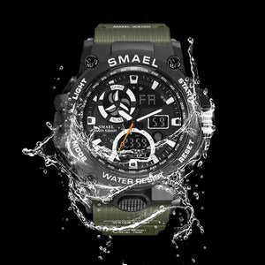 Sport Watch Men SMAEL Brand Toy Mens Watches Military Army S Shock 50m Waterproof Wristwatches 8011 Fashion Men Watches Sport