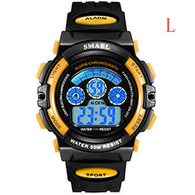 Load image into Gallery viewer, SMAEL Kids Watches Boys Quartz Wristwatches Student Sport Watches 50M Waterproof Alarm Clock 0508 Children Watches LED Digital