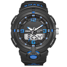 Load image into Gallery viewer, SMAEL 2019 Luxury Brand Watch Men Military Watches Sport Quartz Wristwatches Male Big Watch Led 8017 Men Watches Water Resistant