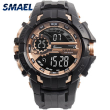 Load image into Gallery viewer, Digital Watch Men Sport Watches Waterproof SMAEL Relogio Montre Shock Black Gold Big Clock Men Automatic 1610 Men Wtach Military