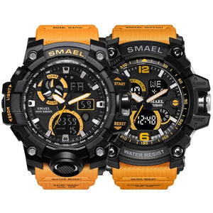 Hopsell sports watch Set SMAEL ourdoor best gift mens watches Set Waterproof digital light 1545C 1617C relógio masculino male