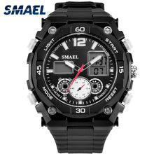 Load image into Gallery viewer, New Dual Time Sport Watches for Young Men Waterproof S Shock Analog Digital-watch LED Men Watches Best Gifts for Children WS1363