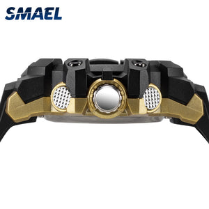 SMAEL Sport Military Watches waterproof Digital Men's watch 1712B LedClock Relogios Masculino s-shock wristwatch for Male