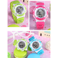 Load image into Gallery viewer, Children Watches for Girls Digital SMAEL LCD Digital Watches Children 50M Waterproof Wristwatches 0704 LED Student Watches Girls