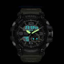 Load image into Gallery viewer, Smael Watch Sport Men&#39;s Wristwatch LED Digital Clock Waterproof Dual Time Wristwatch Military Watch 1617 Mens Watches Military