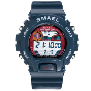 SMAEL Digital Wristwatches Luxury Brand Big Men Clock Cool Sport Watches for Men 50M Waterproof 0931 Men Watches Stainless Steel