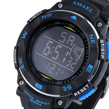 Load image into Gallery viewer, Outdoor Sport Watches Men LED Wristwatch 50M Waterproof Dive LCD men&#39;s Wrist Watch relogio digital relogios masculino WS1235