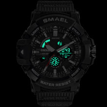 Load image into Gallery viewer, Men&#39;s Fashionable Multi-Functional Electronic Watch Outdoor Sports Dual-Display Waterproof Digital Watch Luminous Watch 1809