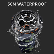 Load image into Gallery viewer, New Military Watch Sport Waterproof Digital Watch LED Male Clock Men Watch Funcional with Date 1708B Outdoor Sport Watches Men