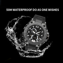 Load image into Gallery viewer, New Military Watch Sport 50M Waterproof  Men Watch Digital Quartz Dual Time Wrist Watch 8003 Gifts Male Clock Relogio Masculino