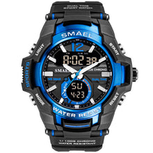 Load image into Gallery viewer, 2019 Men Watches SMAEL Sport Watch Waterproof 50M Wristwatch Relogio Masculino Militar 1805 Men&#39;s Clock Digital Military Army