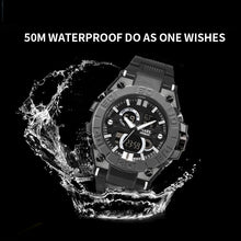 Load image into Gallery viewer, NEW Wrist Watch For Men Black Waterproof 50M Shock Resitant Digital Watch Men Military Clock 8003 Male Clock Relogio Masculino