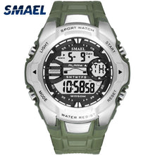 Load image into Gallery viewer, Digital Wristwatches Military SMAEL Cool S Shock Relojes Hombre Casual LED Clock Watch Men Big Dial1340 Sport Watches Waterproof