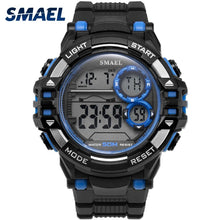 Load image into Gallery viewer, Digital Wrsitwatches Sports Outdoor SMAEL New Watches Black Men Watch Automatic Fashion Clock 1515 Waterproof Sport Watches LED