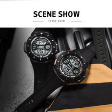 Load image into Gallery viewer, Mens Digital Wristwatches Waterproof SMAEL Sport Watches Alarm Shock Clock LED Watch Men Digital 1519 Military Watches Army Men