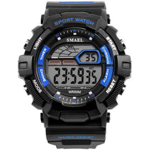 Load image into Gallery viewer, Waterproof Sport Watches LED SMAEL Relojes Hombre Men Watch Big Military Watches Army 1527 Silicone Digital Wrsit Watch for Men