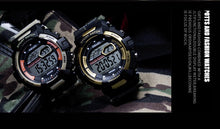 Load image into Gallery viewer, Waterproof Sport Watches LED SMAEL Relojes Hombre Men Watch Big Military Watches Army 1527 Silicone Digital Wrsit Watch for Men