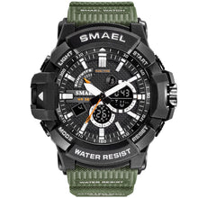 Load image into Gallery viewer, Men&#39;s Fashionable Multi-Functional Electronic Watch Outdoor Sports Dual-Display Waterproof Digital Watch Luminous Watch 1809