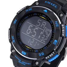 Load image into Gallery viewer, SMAEL Digital Watches 50m Waterproof Sport Watch LED Casual Electronics Wristwatches 1235 Dive Swimming Watch Led Clock Digital