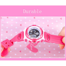 Load image into Gallery viewer, Children Watches for Girls Digital SMAEL LCD Digital Watches Children 50M Waterproof Wristwatches 0704 LED Student Watches Girls