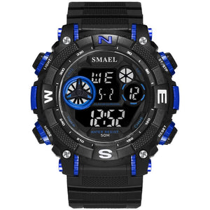 Digital Wristwatches Sports Waterproof SMAEL Watch S Shock Montre Mens Military Watches Top Brand 1317 Men Watches Digital LED