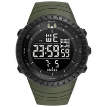 Load image into Gallery viewer, New Hot SMAEL Brand Sport Watch Men Fashion Casual  Electronics Wristwatches Multifunction Clock 50 Meters Waterproof Hours 1237