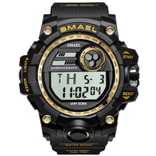 Load image into Gallery viewer, Men Watches Sport Military SMAEL S Shock Relojes Hombre Casual LED Clock Digital Wristwatches Waterproof 1545D Sport Watch Alarm