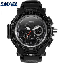 Load image into Gallery viewer, New SMAEL Brand Watches Sport S Shock 50m Waterproof Dive LED Watches Digitial Dual Time Wristwatch Men Relogio Masculino 1531