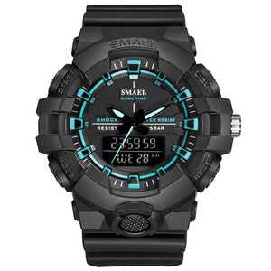 Men Watches Waterproof 50M SMAEL Sport Watch LED Clock Men Army Watches Alarm relogio montre 1642B Digital Wristwatches Military