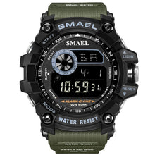 Load image into Gallery viewer, SMAEL Digital Watches Men Big Dial Sport Watch Running 50M Waterproof LED Clock Digital Watch Light 8010 Men Digital Watch Sport