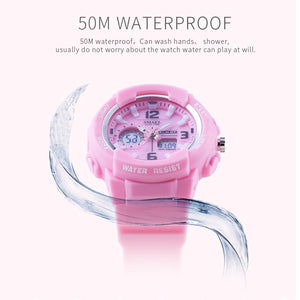 SMAEL Kids Digital Watches Boys Clock Men Sport Watch Waterproof Kids LED display relogio1643 Children Watches for girls Digital