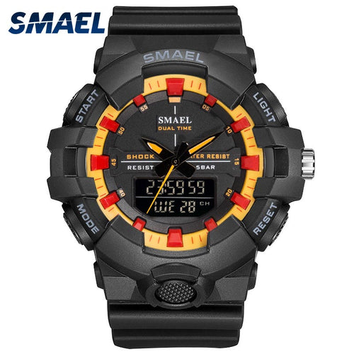 Men Watches Waterproof 50M SMAEL Sport Watch LED Clock Men Army Watches Alarm relogio montre 1642B Digital Wristwatches Military